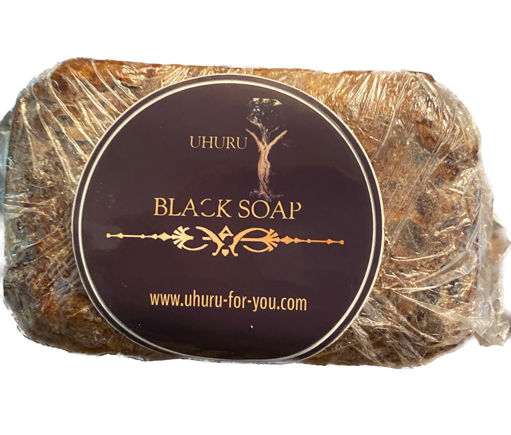 Raw Natural Black Soap- 6oz