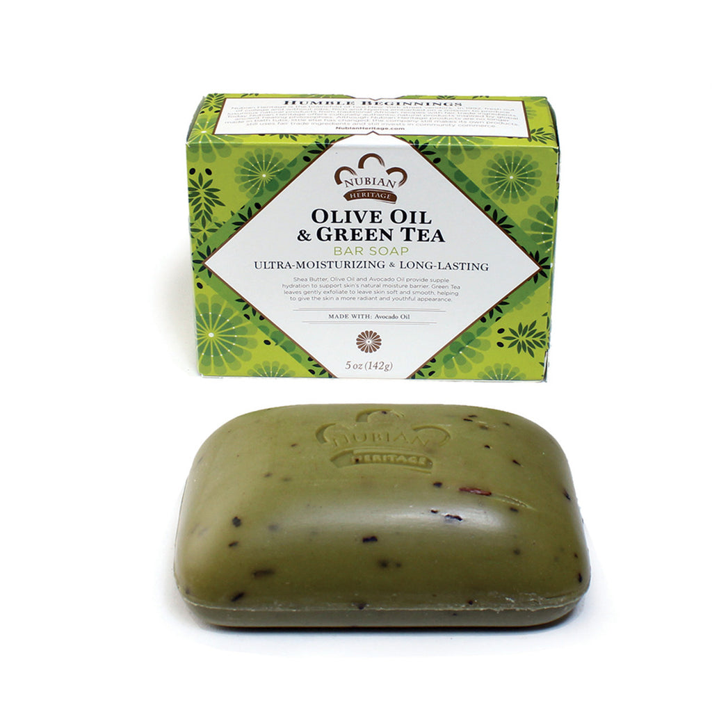 Olive & Green Tea Soap by Nubian Heritage